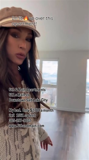 Heather Sparks on Instagram: "🗣️ Pass along! 🗣️ This stunning 2 bedroom 2 bath unit at 6th and Main needs someone to call it home! $2700 a month! Rooftop Terrace and lounge, year-round pool deck, infinity edge hot tub, 24 hour 2 Story Fitness Center, secure two-story parking garage secure building with security. Pet friendly, Trax right out front, walking distance to restaurants and shops. It really doesn’t get any better than this! www.6thandmain.com ☎️ 385-297-9002 to schedule a private tour