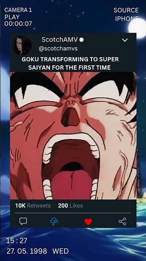 Goku Becomes a Super Saiyan for the First Time | Legendary Transformation Edit