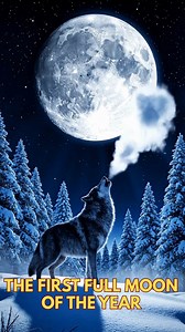 The Wolf Moon rises on January 3, 2026 the first full moon of the year. Named after the haunting howls of wolves echoing through frozen forests, this moon has watched over winter nights for centuries. -Visible after sunset -Symbol of endurance, instinct, and renewal -Don’t miss the most mystical moonlight of midwinter Look up and feel the ancient wild. | Moon & Soul