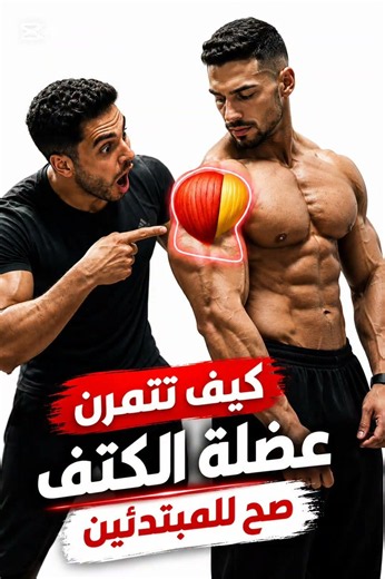 اقوى تمرين عضلة الاكتاف للمبتدئين مع شرح تكنيك كل التمارين كل هدا على قناة MADI PRO GYM#تحفيز #