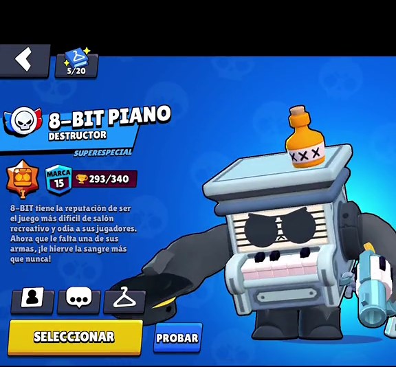 8-bit Piano Recolor - Brawl Stars | Epic Brawl Gameplay