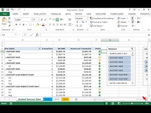 Use the CUBESETCOUNT function to calculate the total number of selected items in a slicer