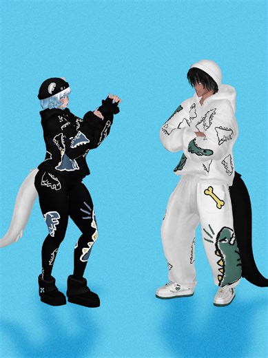 Fashion Divas Avis: Pipp & Pebble Dance in VRChat