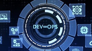 DevOps Methodology Development Operations agil programming technology concept.