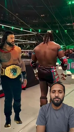 Oba Femi Faces Off with Roman Reigns on Monday Night RAW #shortsfeed