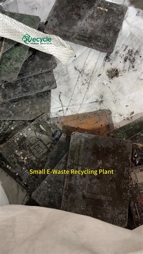 Small E-waste Recycling Plant: PCB Crushing and Separating Line. #ewaste #pcb #recycling #ewasterecycling #scrap