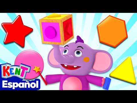 Aprende formas con Puzzle Cube | Videos de aprendizaje para niñas | Kent el Elefante