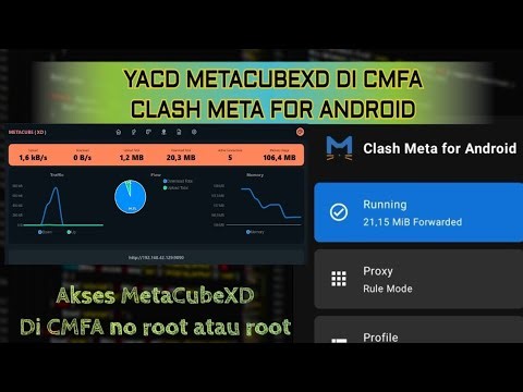 MENAMPILKAN YACD METACUBEXD DI CLASH META FOR ANDROID CMFA