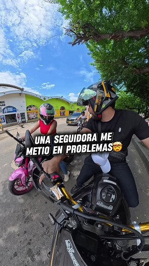 Seguidora me metió en tremendo enredo con la moto