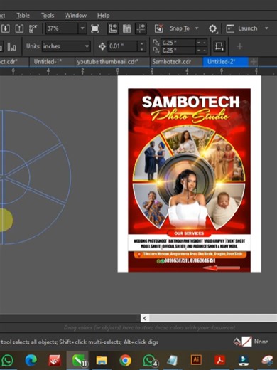 How To Design Photo Collage In CorelDRAW faster. #photoshop #design #image #coreldraw