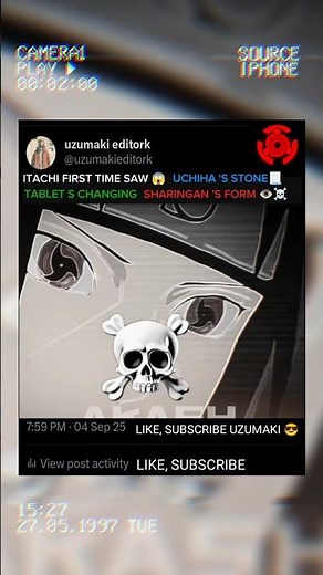 ITACHI FIRST TIME SAW 😱UCHIHA'S STONE 📃TABLET & CHANGING SHARINGAN'S FORM 👁️☠️ #itachi #animeedits