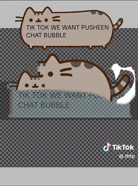 Pusheen chatbubble sticker ideas — cute Pusheen captions