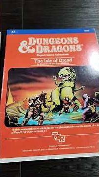 Dungeons & Dragons X1 The Isle of Dread an Expert Adventure #D&D #TSR #OSR #RPG #wotc #BECMI