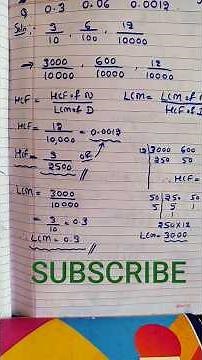 HCF & LCM of Decimals Easy Trick #MathsShorts #HCFLCM #Decimals