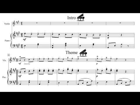 Song of the Wind | Piano Accompaniment (𝅘𝅥= 85) | Suzuki Violin Book 1