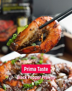 Black Pepper Prawns 🦐 in less than 10 minutes! Created with the finest selection of black pepper and spices, the star of this dish is our Black Pepper Crab Complete Sauce! Doesn’t this look so easy and convenient?⁣⁣ ⁣⁣ Be a Prima pro here:⁣⁣ https://www.primataste.com/shop-online/our-products/complete-sauce/prawn-noodle-soup.html ⁣⁣ ⁣⁣ #MyPrimaTaste | Prima Taste