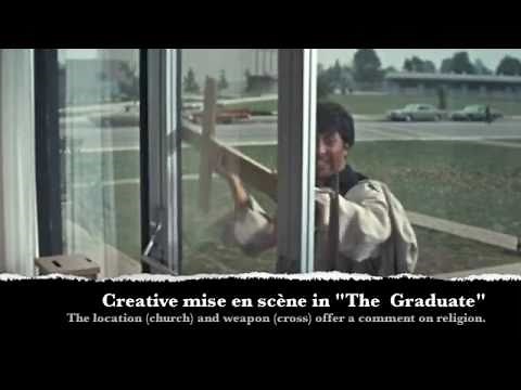 Creative mise-en-scène in "The Graduate" (1967)