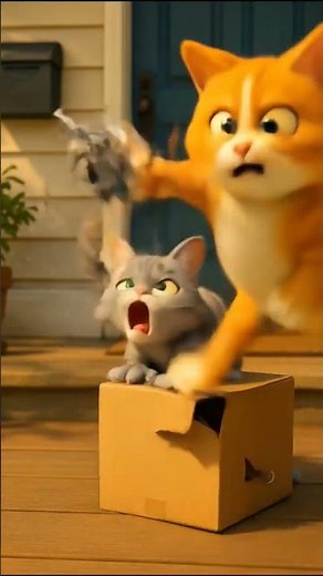 The Box Moved… and Milo Panicked 😱📦😹 #funnycats #fyp #viral #song #animals