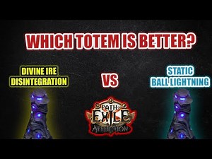 Divine Ire VS Ball Lightning TOTEMS | Affliction League Build Diary