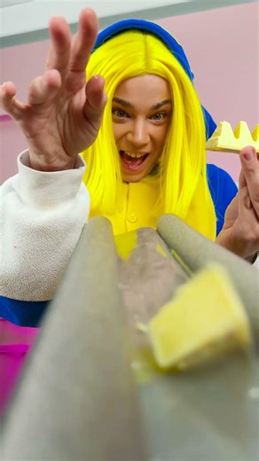 Chilly Candy Slide Challenge! 🍬🛝 | Epic Prank Adventure #shorts