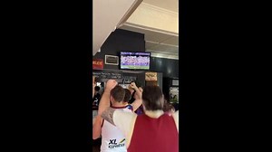 Brisbane fans celebrate at The Rose hotel