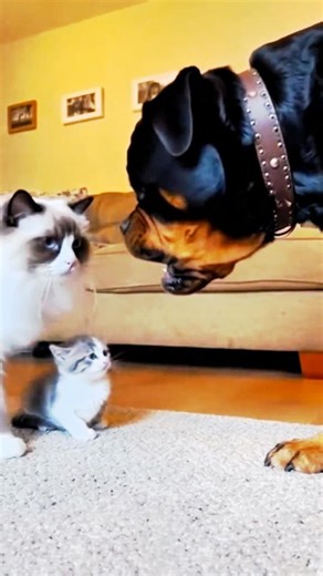 Dogs vs. Angry Mother Cats: The Ultimate Aura Battle! 🐕🚫🐈 #shorts #funny #memes #sigma