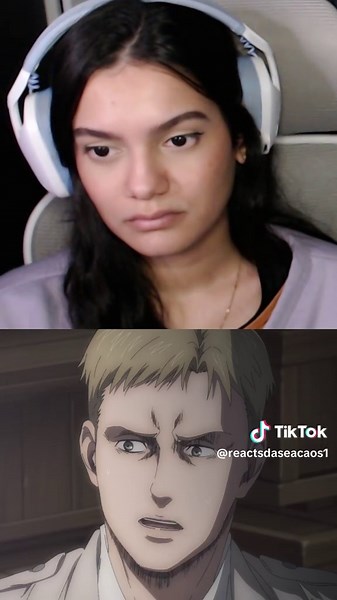 React: Attack on Titan 4ª temporada Ep 11 - Assistindo pela primeira vez !! Lives na Roxinha: