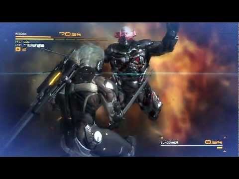 Metal Gear Rising: Sundowner Boss Fight HD