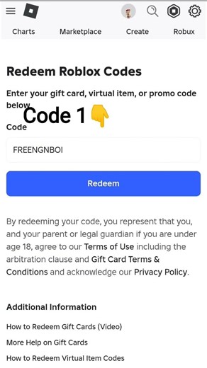free Roblox codes bundle