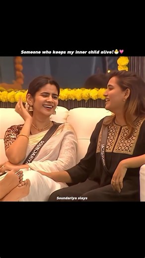 𝙎𝙤𝙪𝙣𝙙𝙖𝙧𝙞𝙮𝙖 𝙨𝙡𝙖𝙮𝙨 💙 on Instagram: "The one person @me_jackline who keeps @soundariya_nanjundan @soundariya_officiall inner child alive!🐣💗 @chrisna_clips @raya.0605 my babiesss!!😋💗 ♡ ㅤ ❍ㅤ ⎙ㅤ ⌲ ˡᶦᵏᵉ ᶜᵒᵐᵐᵉⁿᵗ ˢᵃᵛᵉ ˢʰᵃʳᵉ 𝗙𝗼𝗹𝗹𝗼𝘄 @soundariya_slays 𝗧𝗵𝗮𝗻𝗸 ǖ