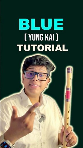 Blue - Flute Tutorial | Yung kai | Lesson notes notation | Easy song for beginners | How to play