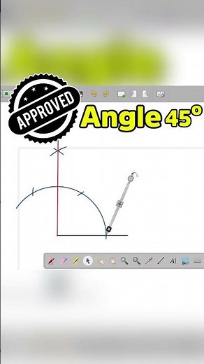 HOW to FIND the 45° Angle with OpenBoard Software.