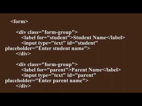 Creating and Styling a Complete HTML Form | Q1 HTML5 L32 P4 | SMILE ROAD
