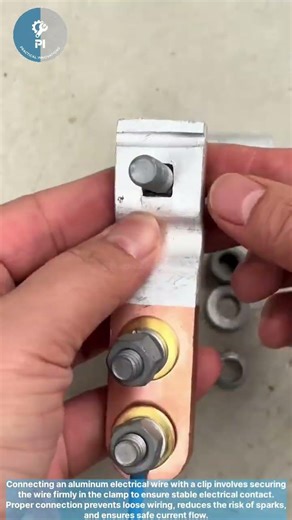 connecting aluminium wires using a clip #electrician
