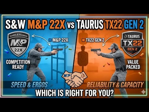S&W M&P 22X vs Taurus TX22 Gen 2 🔥 Which .22LR Pistol Is KING in 2026? #review #2026 #edc #2025