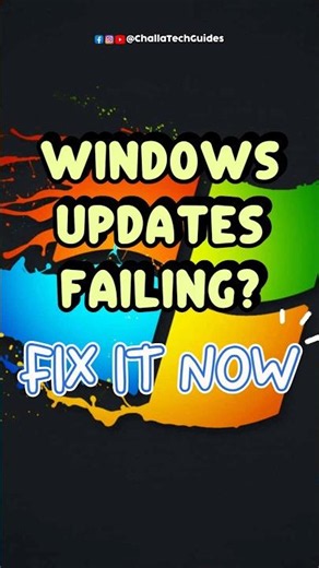 Windows Updates Keep Failing? Fix it with One Command 🖥️