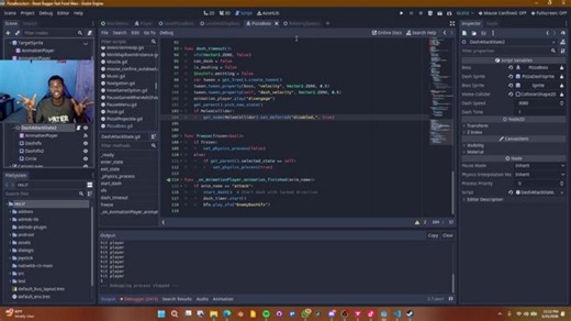 Setting up player state machine on a new game/ Labyrinth of the Stickman