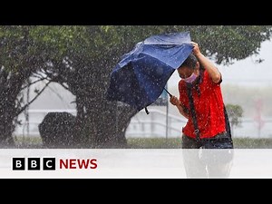 Typhoon Gaemi makes landfall in Taiwan with two dead and hundreds injured | BBC News