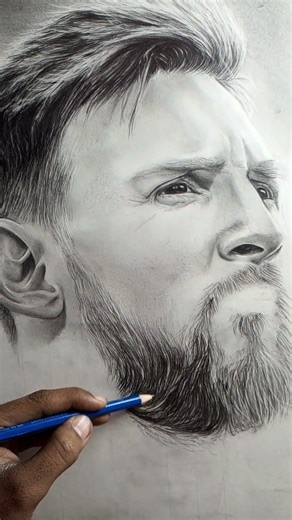 Lionel Messi drawing #art #messi #new #portrait #drawing #messidrawing #sketch #realisticdrawing