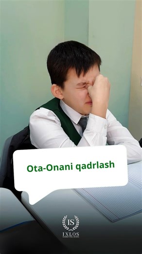Ixlos International school xususiy maktabi 🏫 on Instagram: "Ixlos International School da Tarbiya darsida ustozimiz o‘quvchilarga ota-onani hurmat qilish, ularga ehtirom va minnatdorlik bilan munosabatda bo‘lishning ahamiyatini tushuntirib berdilar. Dars davomida bolalarga ota-onaning o‘rni beqiyos ekani, ularning duosi va roziligi hayotdagi eng katta boyliklardan biri ekani misollar orqali yetkazildi. Bunday tarbiyaviy darslar farzandlarimiz qalbida ezgulik, hurmat va mas’uliyat tuyg‘ularini s