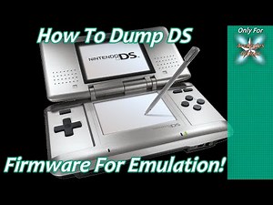 How To Dump Nintendo DS Firmware For Emulation