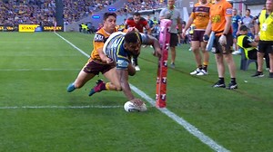 Demolition party 👊🏼 The Parramatta Eels destroy the Brisbane Broncos 58-0 in the qualifying finals of the 2019 season. WATCH MORE 🎥- https://nrl.social/EelsBroncos19 | NRL