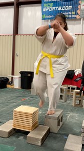 Foot Strike Power Test | Stomp Martial Arts Board Beginner Breaking Challenge #karate #martialarts #taekwondo #iska #aok #hammer #fist | Point Fighter Live