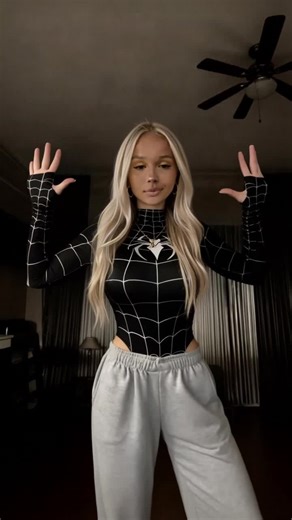 Captivating Dance Performance by a Stunning Blonde Girl