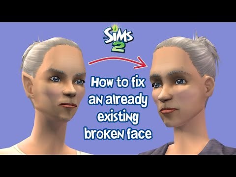 How To FIX a Broken Face Template | Sims 2