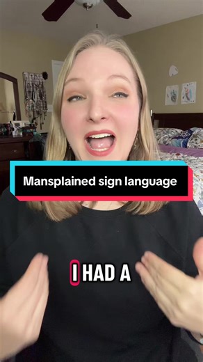Turns out it not just people online that refuse to take correction #asl #signlanguage #coda #signlanguageinterpreter #deafculture