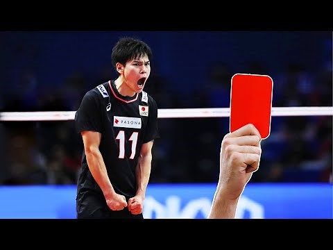Craziest Red/Yellow Cards by Famous Volleyball Players (HD)