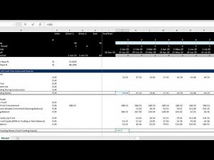 Completed Project Finance Exercise for Debt Structuring