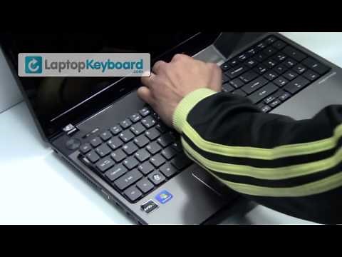 Acer Aspire 5536 7740 5251 Laptop Keyboard Installation Replacement Guide - Remove Replace Install