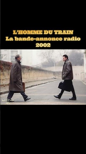 L'HOMME DU TRAIN La bande-annonce radio en 2002 #film #johnnyhallyday #jeanrochefort
